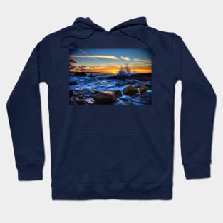 Cornish Sunset, Hayle Beach, Cornwall, UK Hoodie